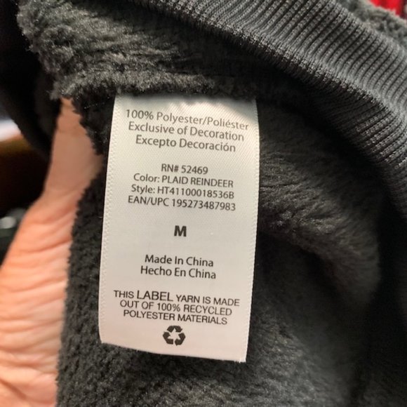 Holiday Time Christmas Deer  Sweater size M NWOT - Picture 6 of 6